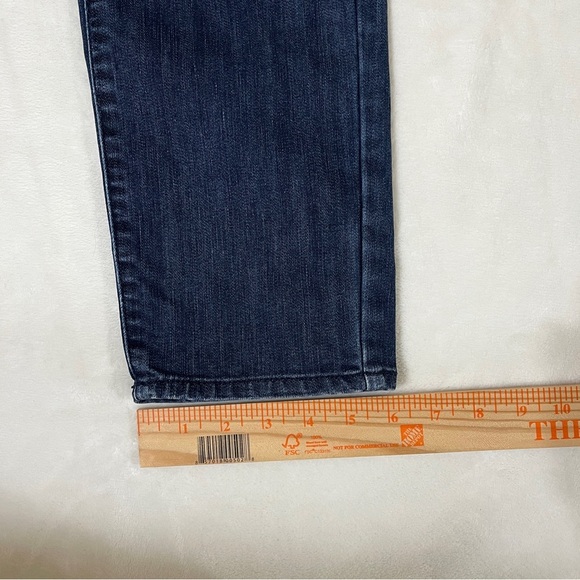 COLDWATER CREEK Womens Jeans Natural Fit Slim Leg Dark Wash Size 8 - Picture 10 of 14